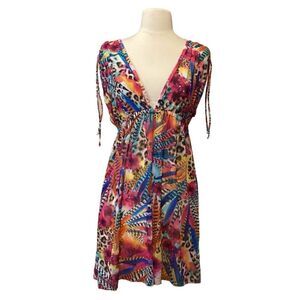 Kenneth Cole Reaction Multicolor swim coverup M